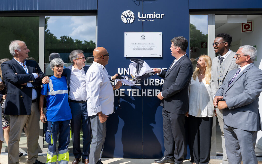 Inauguração de uma nova Unidade de Higiene Urbana em Telheiras