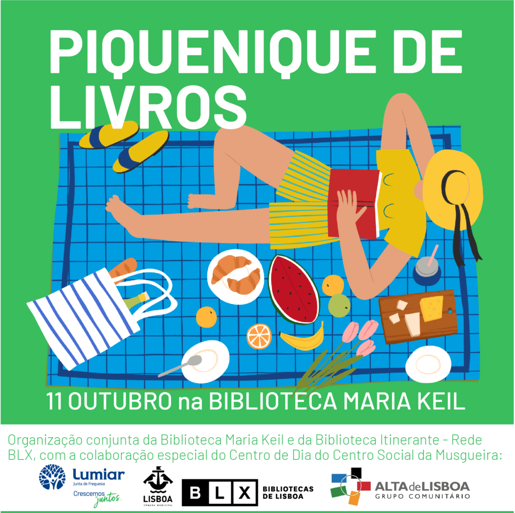 Piquenique de Livros na Biblioteca Maria Keil