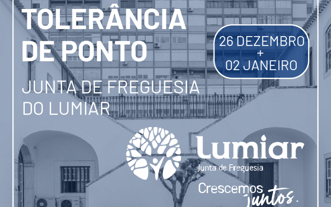 Tolerância de Ponto dias 26 e 02