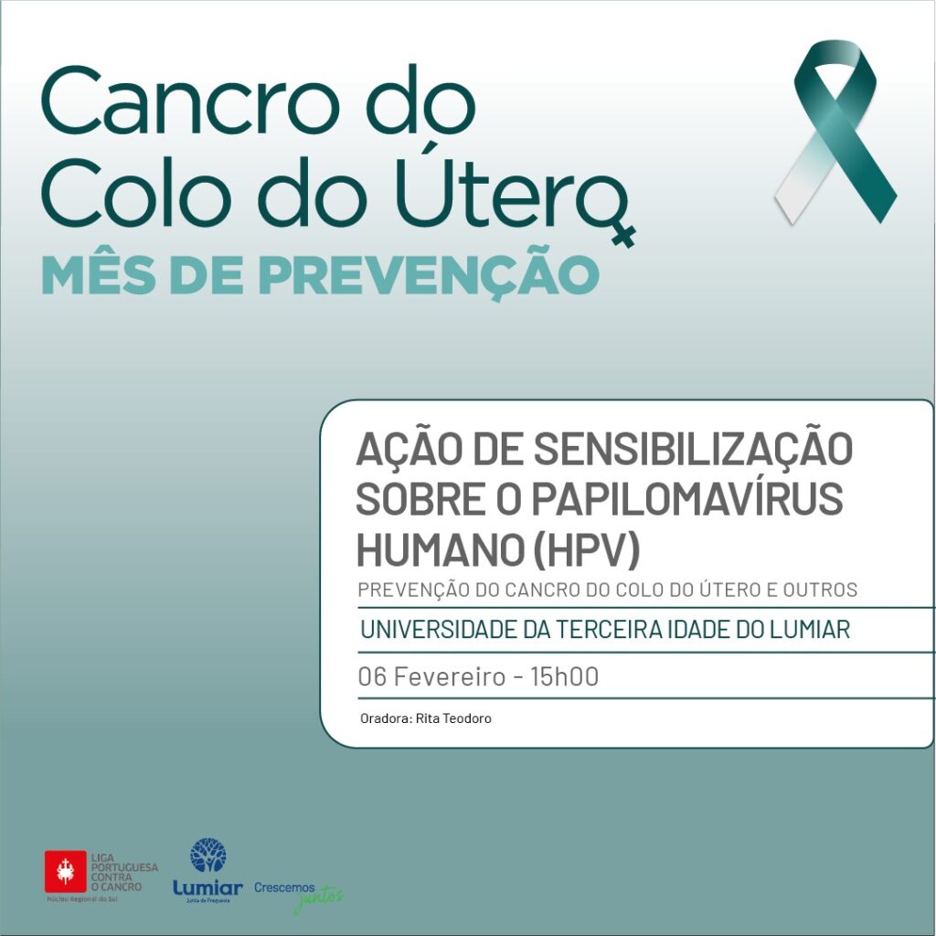 Ação de sensibilização para a prevenção do Cancro do Colo do Útero