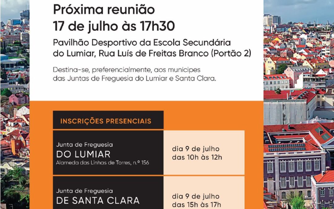 Reunião Descentralizada da Câmara Municipal de Lisboa
