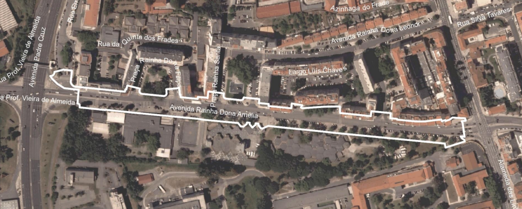 Reabilitação da Avenida Rainha Dona Amélia e Rua Ernesto da Costa