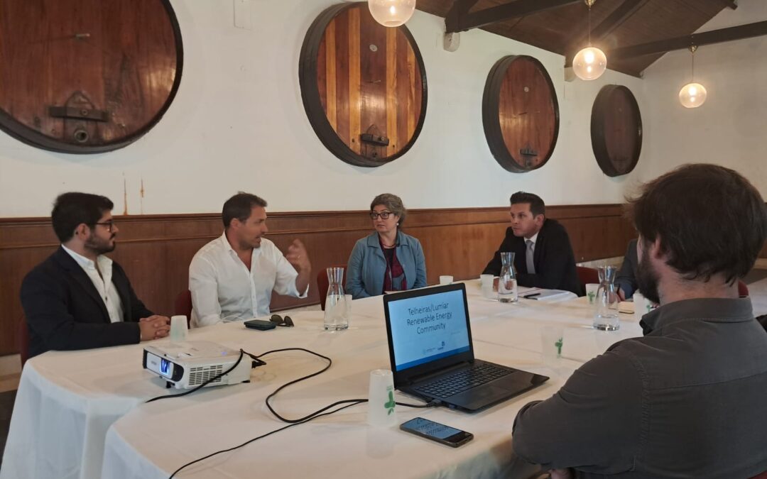 Visita de deputado Alemão à Comunidade de Energia de Telheiras