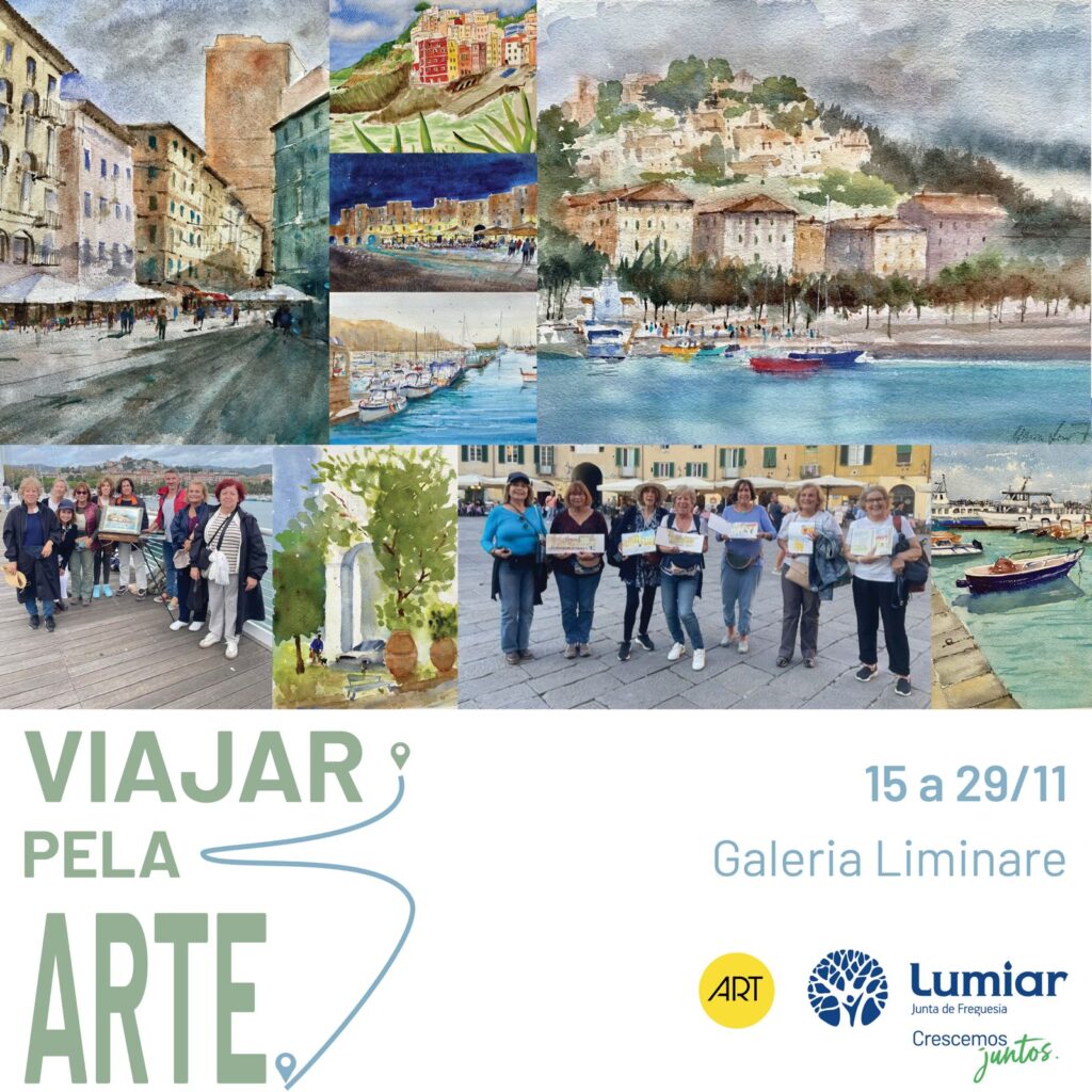 “Viajar pela Arte” é o nome da nova exposição da Galeria Liminare