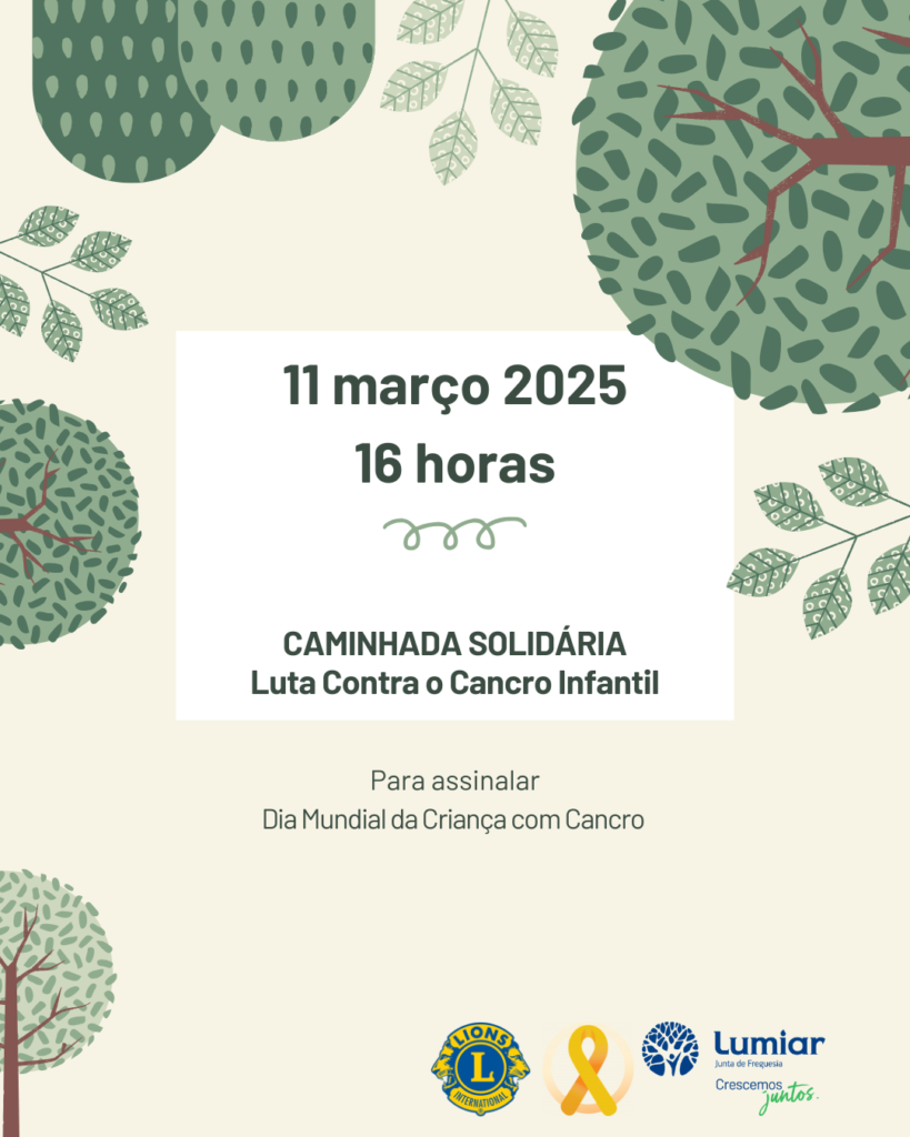 Caminhada Solidária e Exposição Sobre Cancro Infantil
