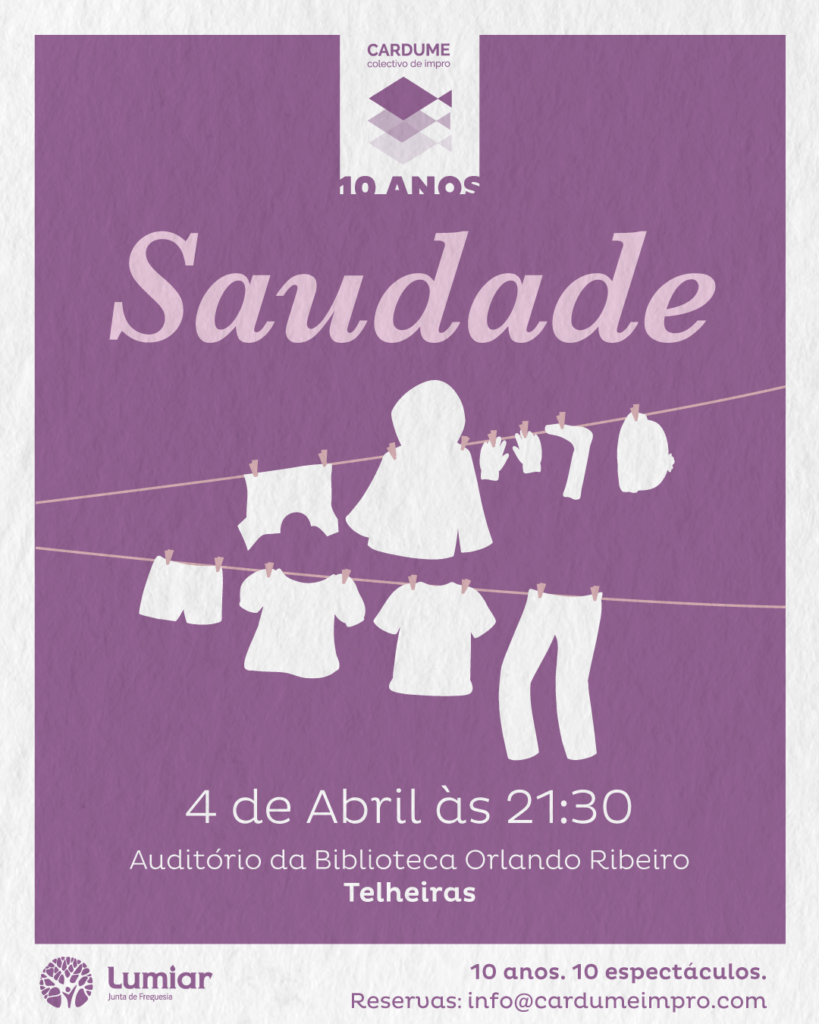 “Saudade” Peça de Teatro do Coletivo Cardume
