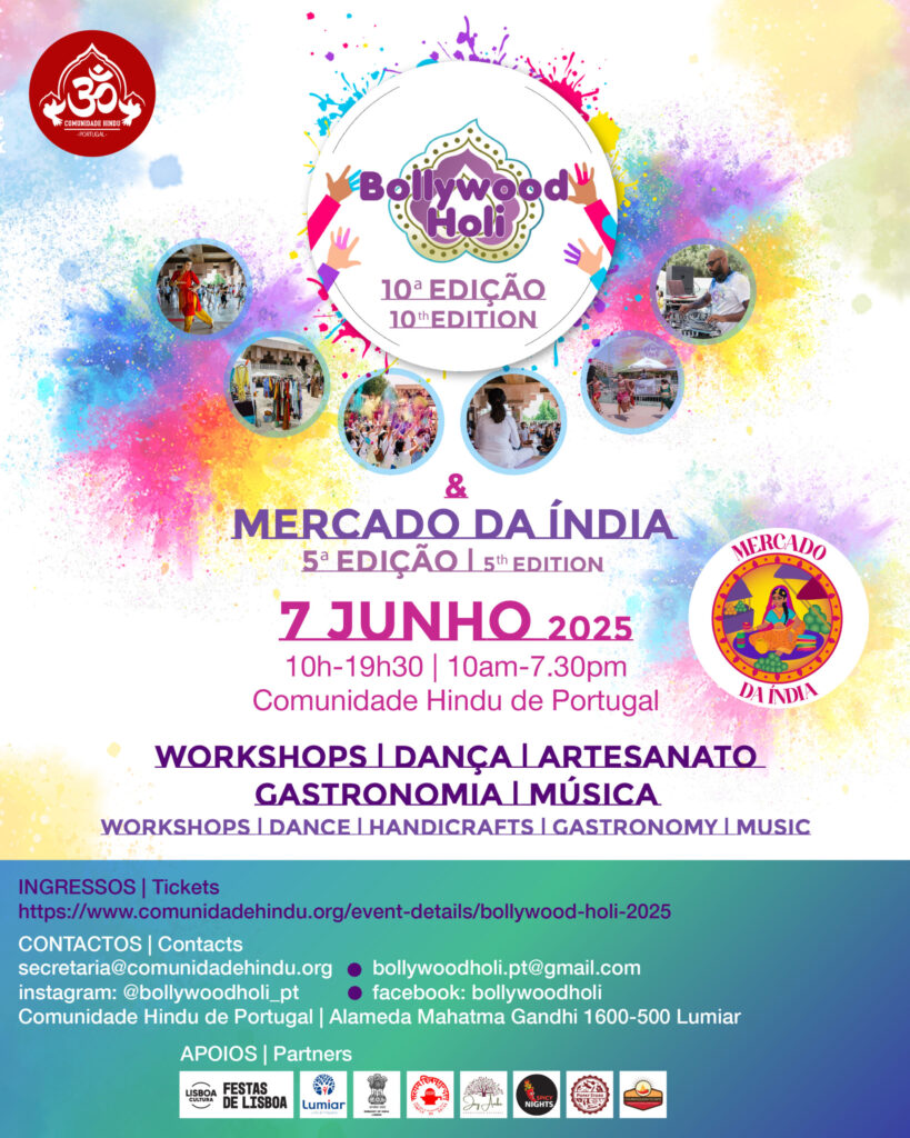 Bollywood Holi regressa dia 7 de junho