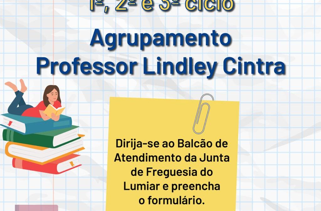 Lindley Cintra adere a iniciativa da Junta do Lumiar para que as famílias não tenham que adiantar dinheiro na aquisição de material escolar obrigatório