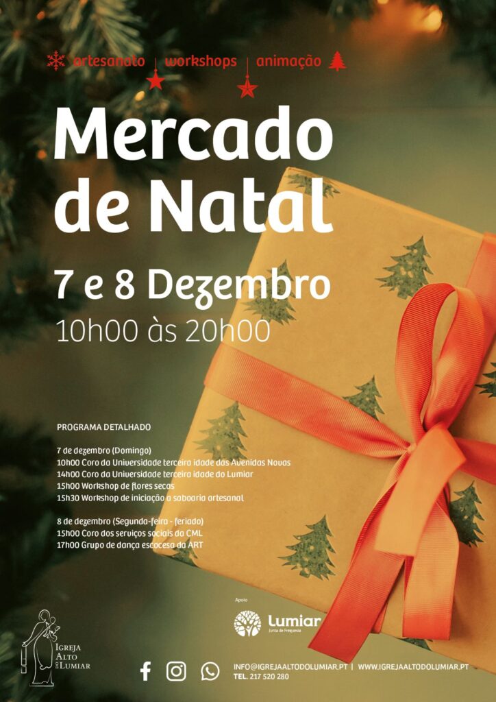 Mercado de Natal no Alto do Lumiar
