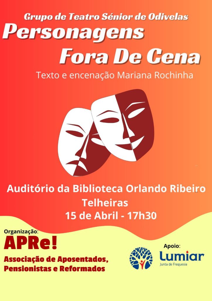 Peça “Personagens Fora de Cena” em cena no Auditório da Biblioteca Orlando Ribeiro