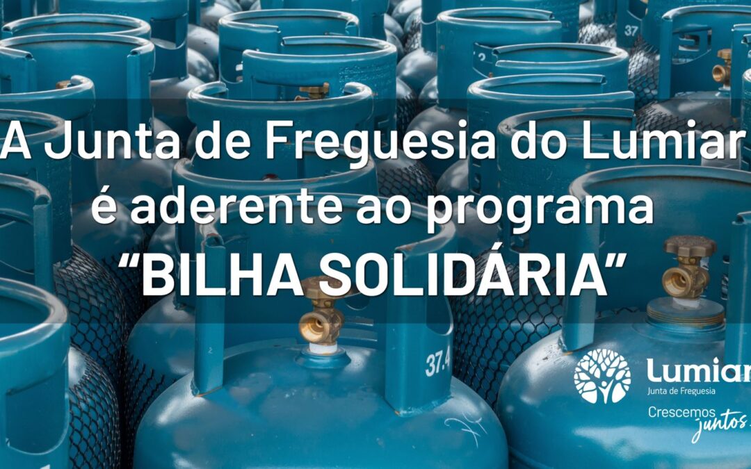 Junta de Freguesia do Lumiar adere ao programa Botija de Gás Solidária 2026